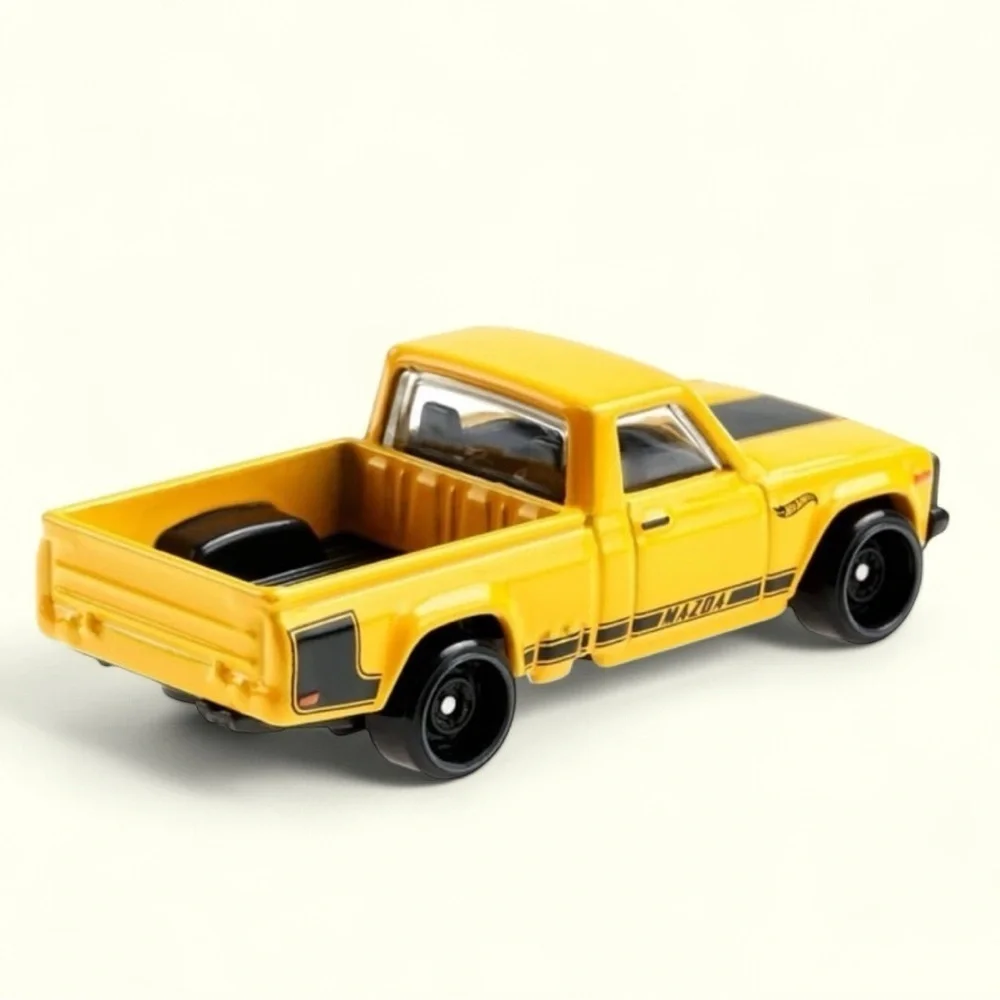 HOT WHEELS Mazda Repu Yellow Truck - Original Packaging